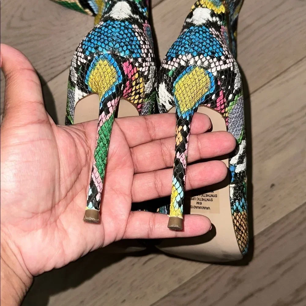 Vava bright multi Boot Over Knee Pointy Toe Boot‎ - Picture 6 of 8